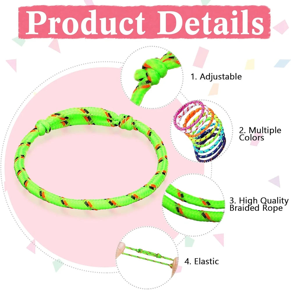 Remerry 168 Pcs Neon Friendship Bracelets