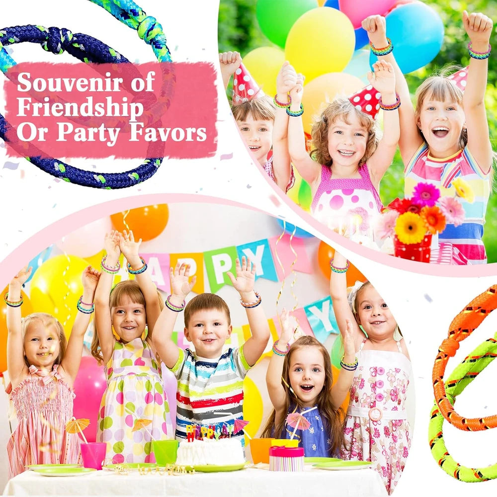 Remerry 168 Pcs Neon Friendship Bracelets